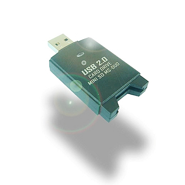  USB 2.0  MINI-SD/MS Duo/MS Pro Duo  Card  Drive